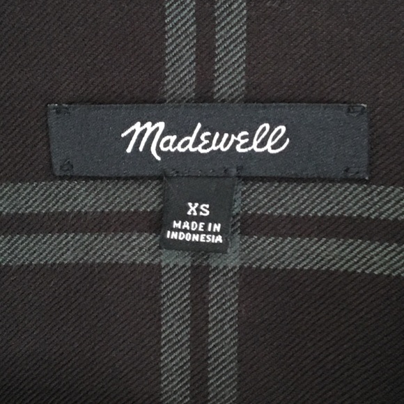 Madewell Wrap-Front Shirt in Palma Plaid - Picture 4 of 4